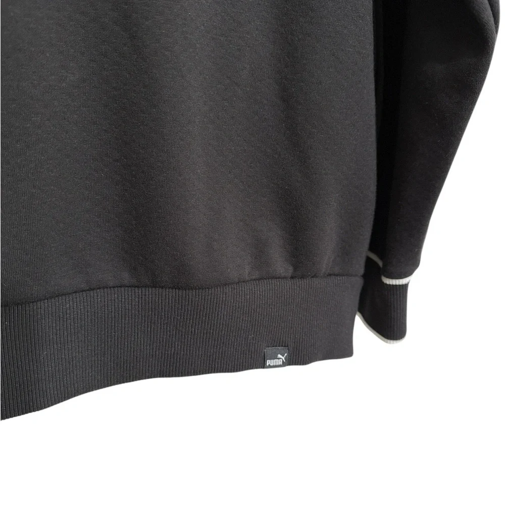 Puma Track Jacket Men’s Size Large Black Full Zip NEW